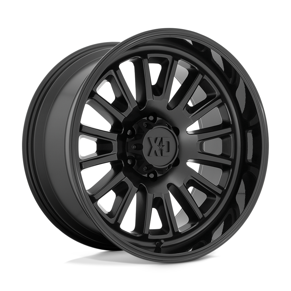 XD Series XD864 ROVER Satin Black With Gloss Black Lip 24x12 -44 8x170mm 125.1mm - WheelWiz