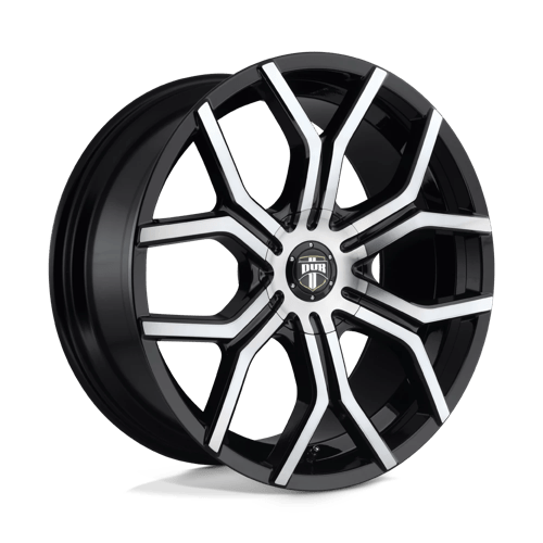 DUB S209 ROYALTY Gloss Mach Double Dark Tint 22x9.5 +30 6x135|6x139.7mm 87.1mm - Wheelwiz