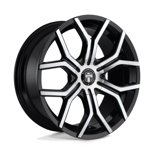 DUB S209 ROYALTY Gloss Mach Double Dark Tint 22x9.5 +30 6x120|6x132mm 74.5mm - Wheelwiz