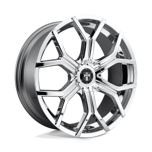 DUB  Chrome Plated 24x9.5 +15 Custom 72.6mm - Wheelwiz