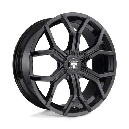 DUB S208 ROYALTY Gloss Black 22x9.5 +33 Custom 72.6mm - Wheelwiz