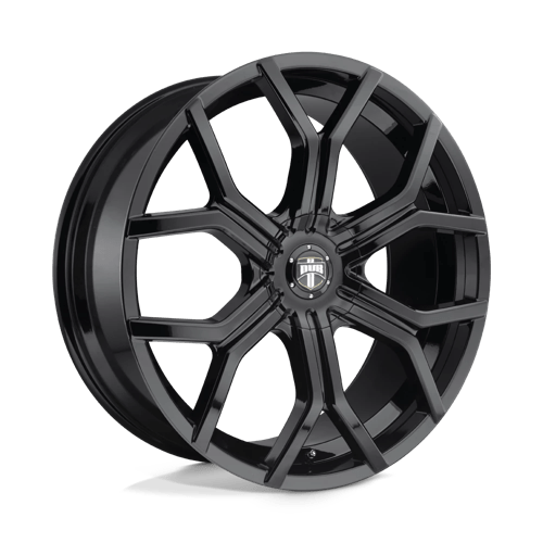 DUB  Gloss Black 24x9.5 +32 Custom 72.6mm - Wheelwiz
