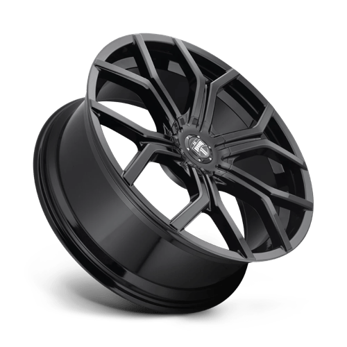 DUB S208 ROYALTY Gloss Black 24x9.5 +10 Custom 78.1mm - Wheelwiz