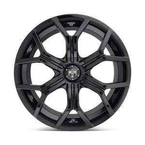 DUB S208 ROYALTY Gloss Black 22x9.5 +38 Custom 72.6mm - Wheelwiz