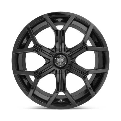 DUB  Gloss Black 24x9.5 +25 Custom 84.1mm - Wheelwiz
