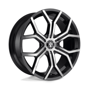 DUB S209 ROYALTY Gloss Machined Double Dark Tint 22x9.5 +32 5x112mm 72.6mm - WheelWiz