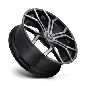 DUB S209 ROYALTY Gloss Machined Double Dark Tint 22x9.5 +35 Custom 72.6mm - Wheelwiz