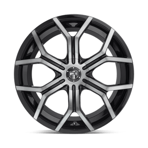 DUB  Gloss Machined Double Dark Tint 24x9.5 +20 Custom 87.1mm - Wheelwiz