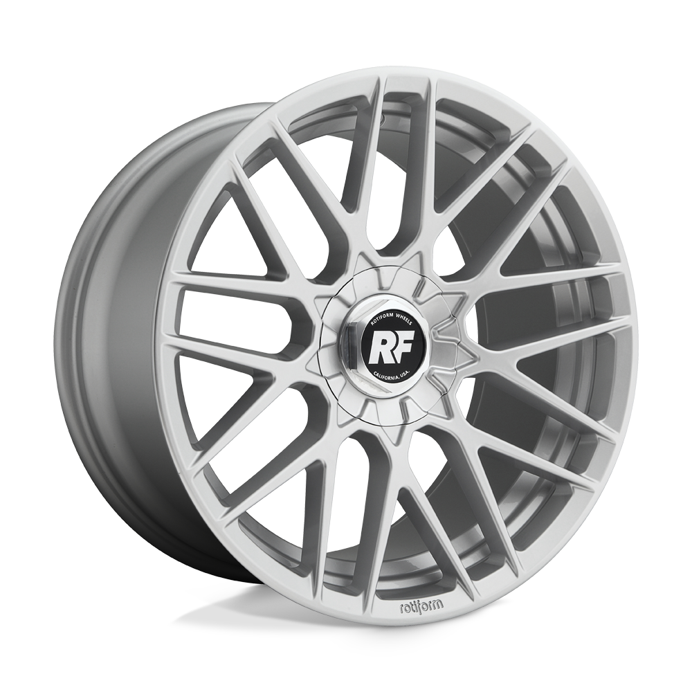 Rotiform R140 RSE Gloss Silver 18x8.5 +45 5x112|5x114.3mm 72.6mm - WheelWiz
