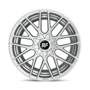 Rotiform R140 RSE Gloss Silver 17x8 +30 Custom 70.1mm - Wheelwiz