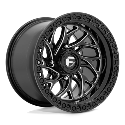 Fuel Offroad D741 RUNNER UTV Gloss Black Milled 15x10 0 4x156mm 132mm - Wheelwiz