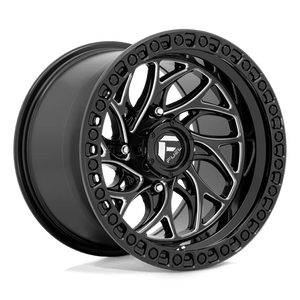 Fuel Offroad D741 RUNNER UTV Gloss Black Milled 15x10 0 4x156mm 132mm - Wheelwiz