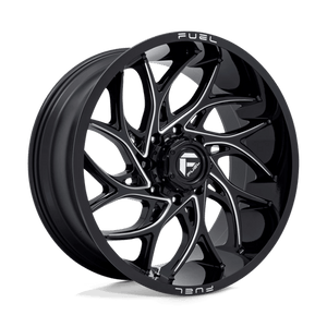 Fuel Offroad D741 RUNNER Gloss Black Milled 24x11 0 8x165.1mm 125.1mm - Wheelwiz
