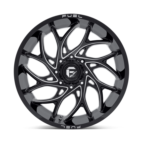 Fuel Offroad D741 RUNNER Gloss Black Milled 24x11 0 8x165.1mm 125.1mm - Wheelwiz