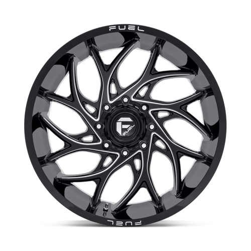Fuel Offroad FF78 Gloss Black Milled 24x11 0 8x170mm 125.1mm - Wheelwiz