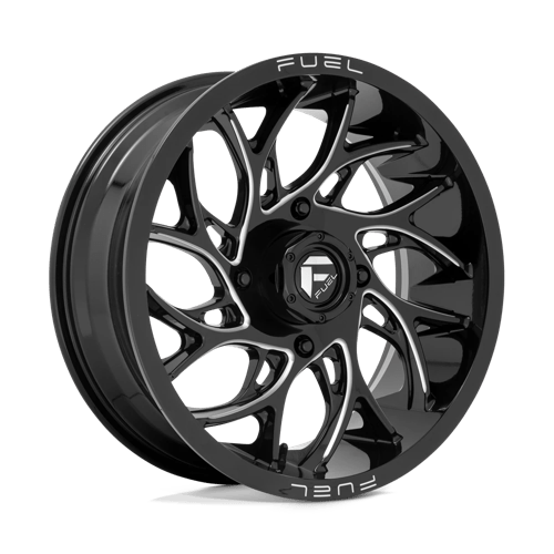 Fuel Offroad D741 RUNNER Gloss Black Milled 18x7 +13 4x156mm 132mm - Wheelwiz