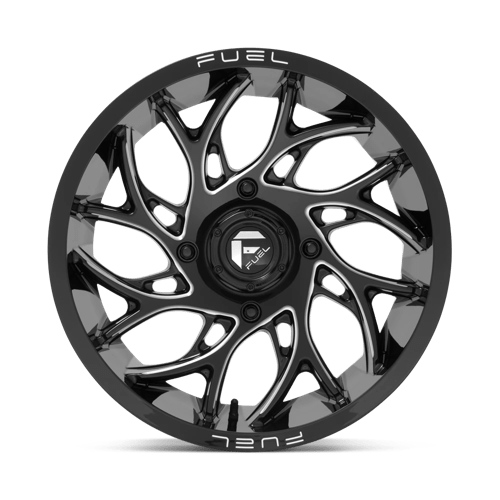 Fuel Offroad D741 RUNNER Gloss Black Milled 18x7 +13 4x156mm 132mm - Wheelwiz