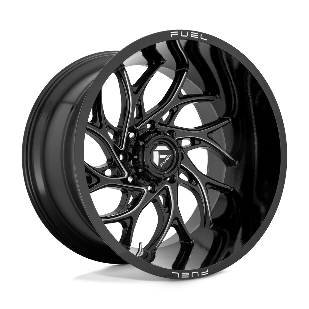 Fuel Offroad D741 RUNNER Gloss Black Milled 24x14 -75 5x139.7mm 78.1mm - WheelWiz