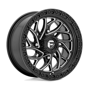 Fuel Offroad D741 RUNNER UTV Gloss Black Milled 15x7 +10 4x156mm 132mm - Wheelwiz
