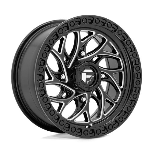 Fuel Offroad D741 RUNNER UTV Gloss Black Milled 22x7 0 4x156mm 132mm - Wheelwiz