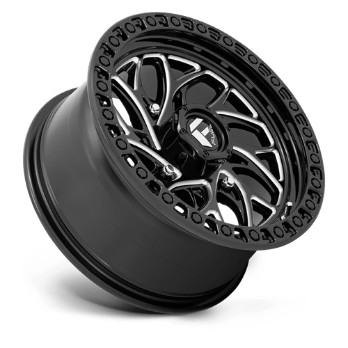 Fuel Offroad D741 RUNNER Gloss Black Milled 15x7 +10 4x137mm 110.1mm - Wheelwiz