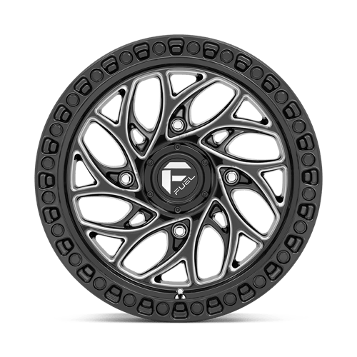 Fuel Offroad D741 RUNNER UTV Gloss Black Milled 15x7 +10 4x156mm 132mm - Wheelwiz