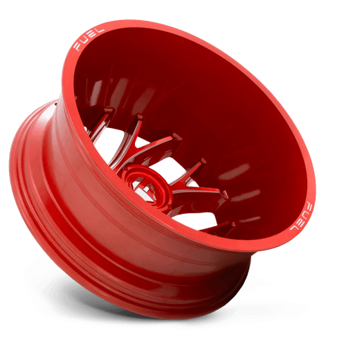 Fuel Offroad D742 RUNNER Candy Red Milled 20x8.25 -240 8x165.1mm 121.5mm - Wheelwiz