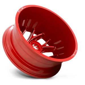 Fuel Offroad D742 RUNNER Candy Red Milled 20x8.25 -240 8x165.1mm 121.5mm - Wheelwiz