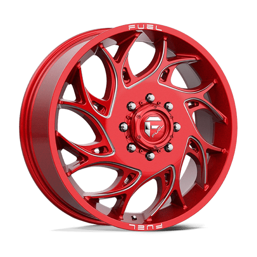 Fuel Offroad D742 RUNNER Candy Red Milled 22x8.25 +105 8x210mm 154.3mm - Wheelwiz