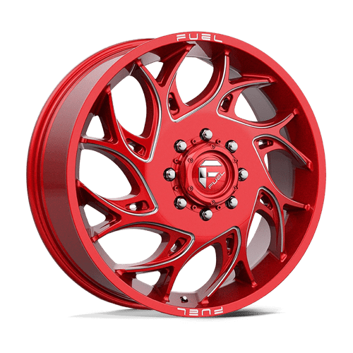 Fuel Offroad D742 RUNNER Candy Red Milled 22x8.25 +105 8x210mm 154.3mm - Wheelwiz