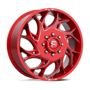 Fuel Offroad D742 RUNNER Candy Red Milled 22x8.25 +105 8x210mm 154.3mm - Wheelwiz