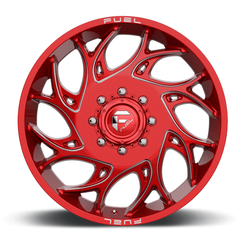 Fuel Offroad D742 RUNNER Candy Red Milled 22x8.25 +105 8x210mm 154.3mm - Wheelwiz