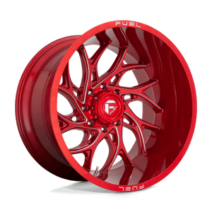 Fuel Offroad D742 RUNNER Candy Red Milled 22x10 -18 6x135mm 87.1mm - Wheelwiz