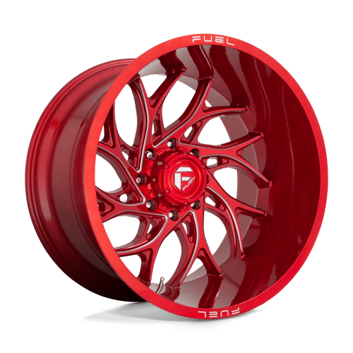 Fuel Offroad D742 RUNNER Candy Red Milled 24x12 -44 8x165.1mm 125.1mm - Wheelwiz