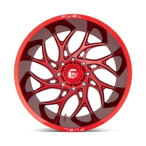 Fuel Offroad D742 RUNNER Candy Red Milled 26x14 -75 6x135mm 87.1mm - Wheelwiz