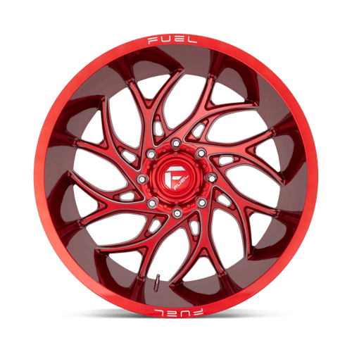 Fuel Offroad D742 RUNNER Candy Red Milled 22x10 -18 6x139.7mm 106.1mm - Wheelwiz