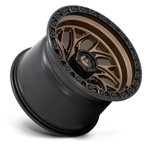 Fuel Offroad D777 RUNNER UTV Bronze W/ Black Ring 15x10 0 4x137mm 110.1mm - Wheelwiz