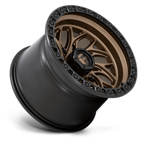 Fuel Offroad D777 RUNNER UTV Bronze W/ Black Ring 15x10 0 4x156mm 132mm - Wheelwiz