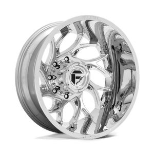 Fuel Offroad D740 RUNNER Chrome 22x8.25 -240 8x165.1mm 121.5mm - Wheelwiz