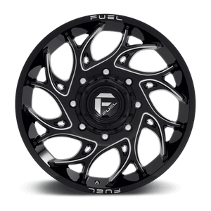Fuel Offroad D741 RUNNER Gloss Black Milled 20x8.25 +105 8x210mm 154.3mm - Wheelwiz