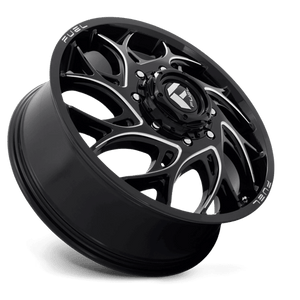 Fuel Offroad D741 RUNNER Gloss Black Milled 22x8.25 +105 8x165.1mm 121.5mm - Wheelwiz