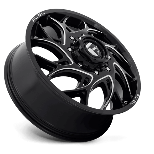 Fuel Offroad D741 RUNNER Gloss Black Milled 22x8.25 +105 8x210mm 154.3mm - Wheelwiz