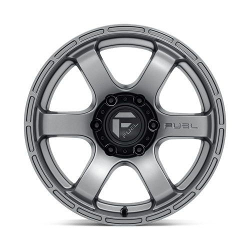 Fuel Offroad D767 RUSH Matte Gun Metal 17x9 +1 6x114.3mm 66.1mm - Wheelwiz