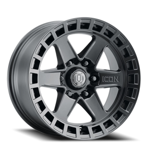 Icon Alloys Raider Satin Black 17x8.5 0 6x139.7mm 106.1mm