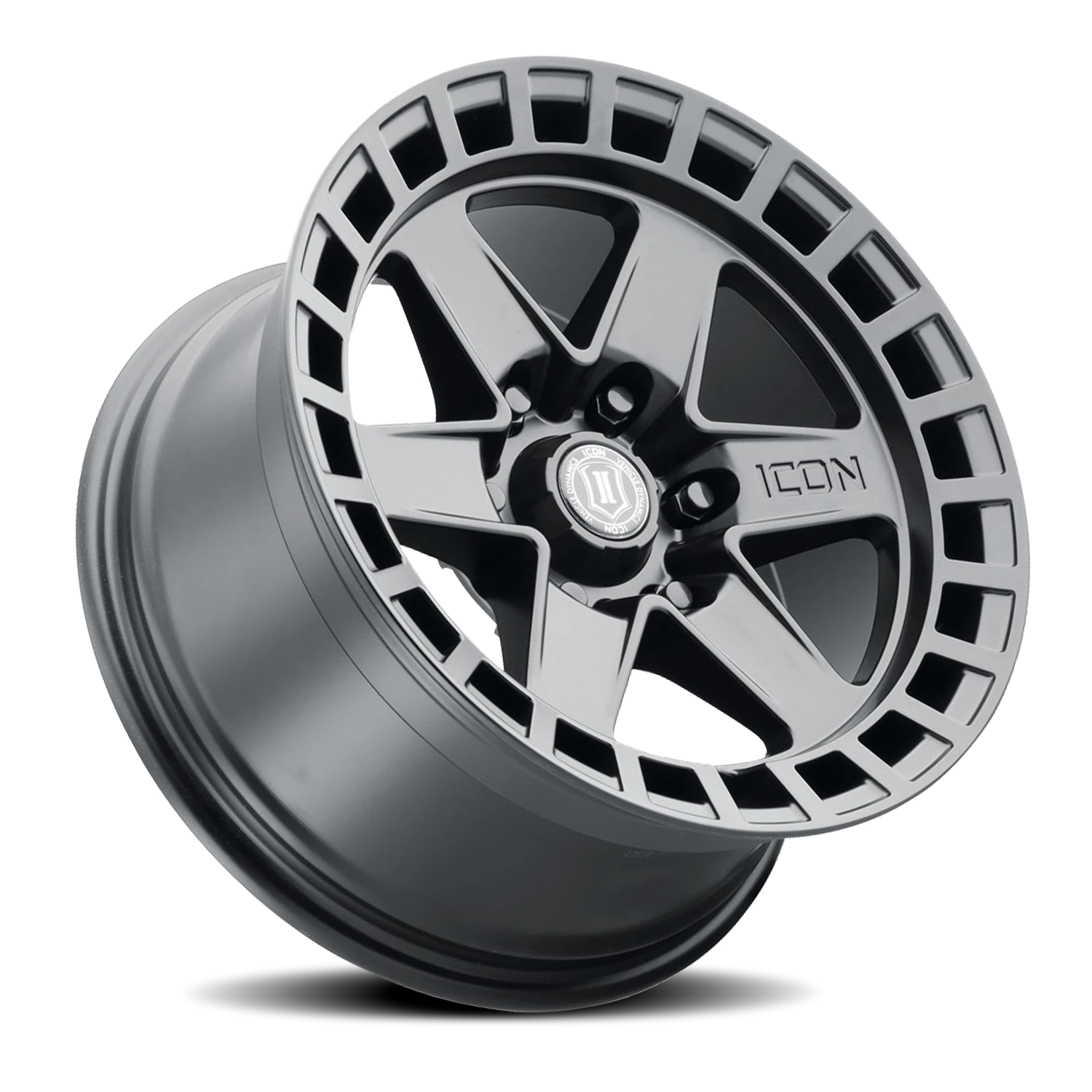 Icon Alloys Raider Satin Black 17x8.5 0 6x120mm 67mm