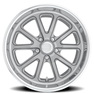 US MAG U111 RAMBLER Matte Gun Metal Machined 20x10.5 +30 5x120mm 72.6mm - Wheelwiz