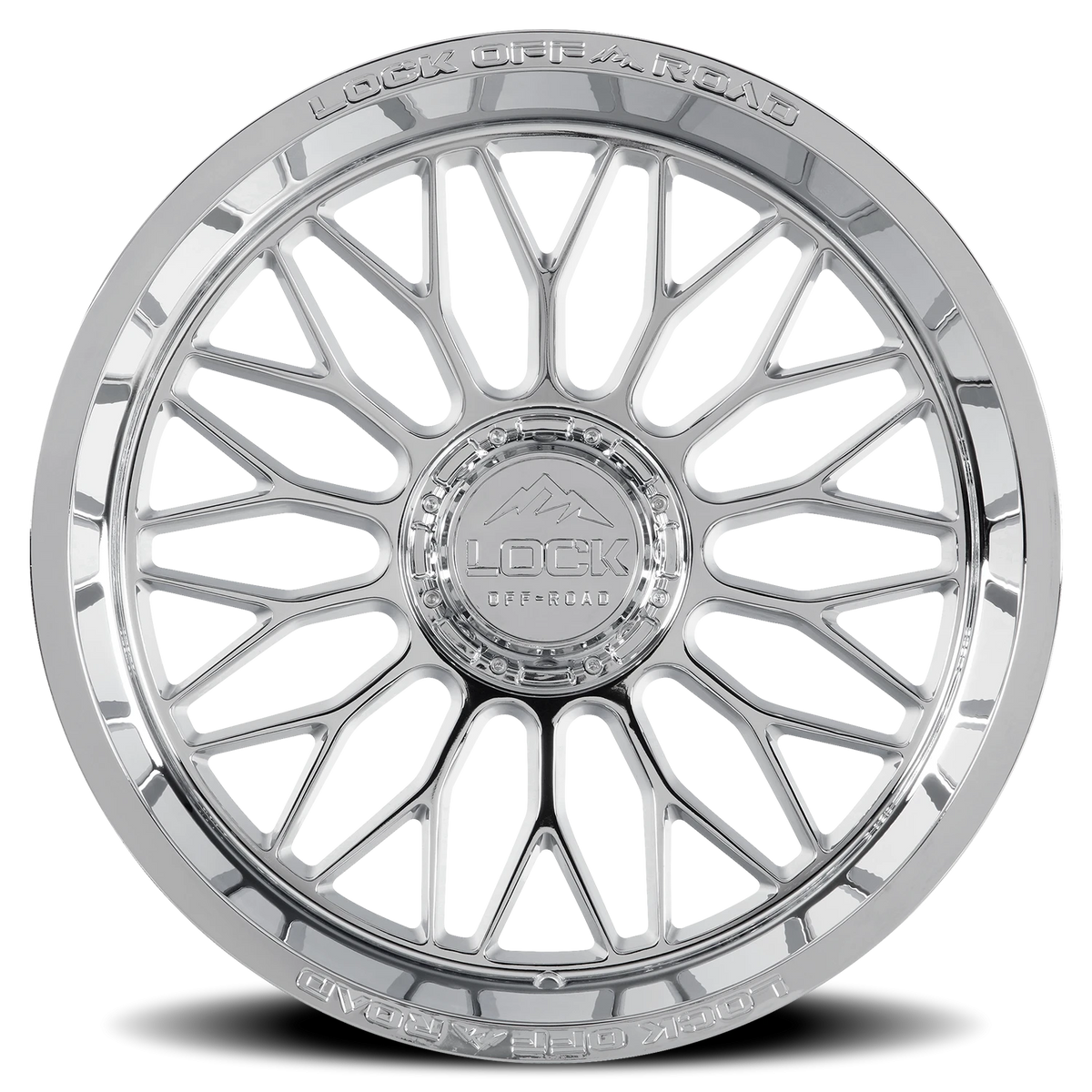 Lock Offroad Rampage Chrome 22x12 -44 5x127|5x139.7mm 87.1mm