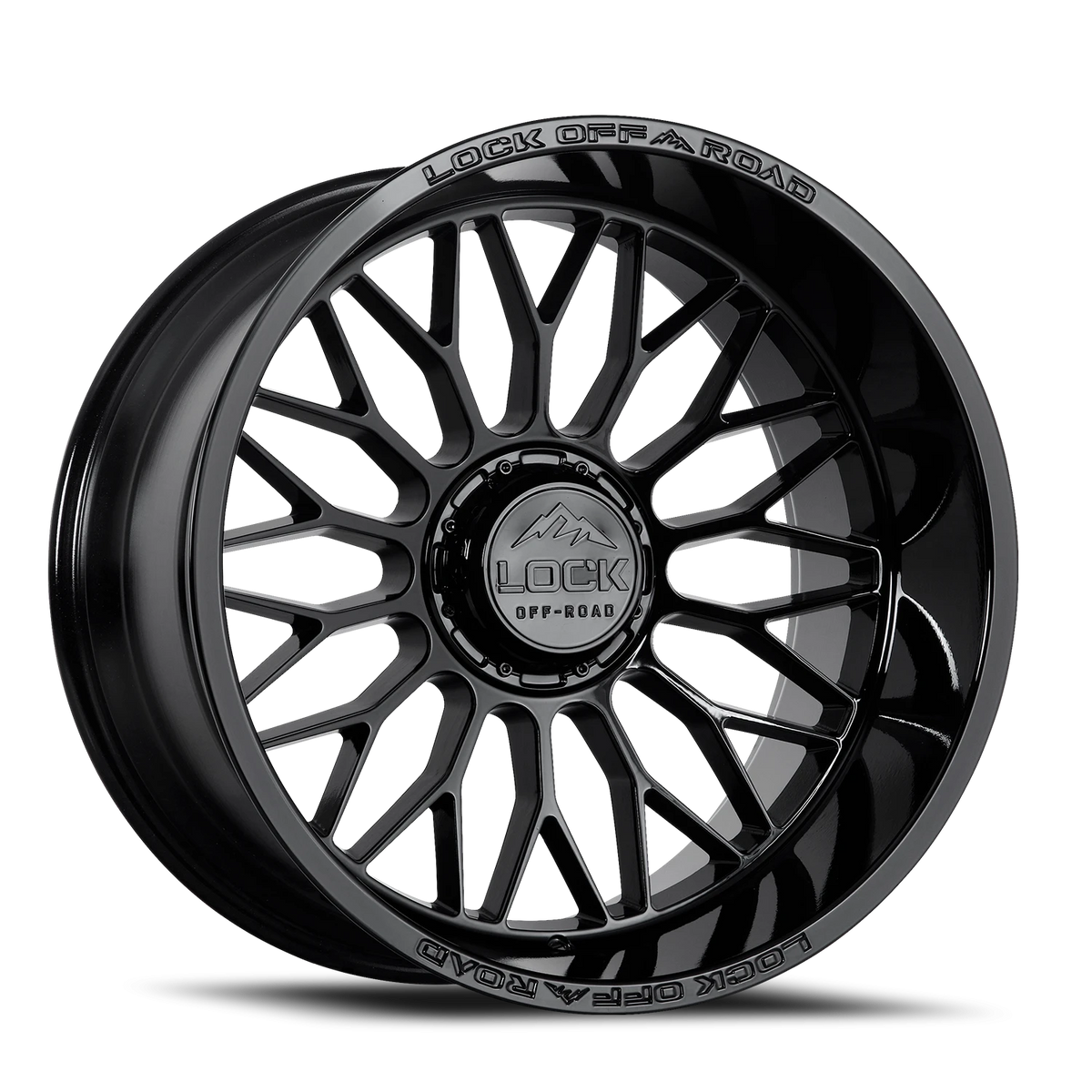 Lock Offroad Rampage Gloss Black 20x9 +1 5x127|5x139.7mm 87.1mm