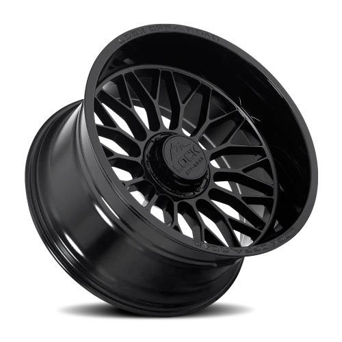 Lock Offroad Rampage Gloss Black 22x12 -44 6x135|6x139.7mm 106.2mm - Wheelwiz
