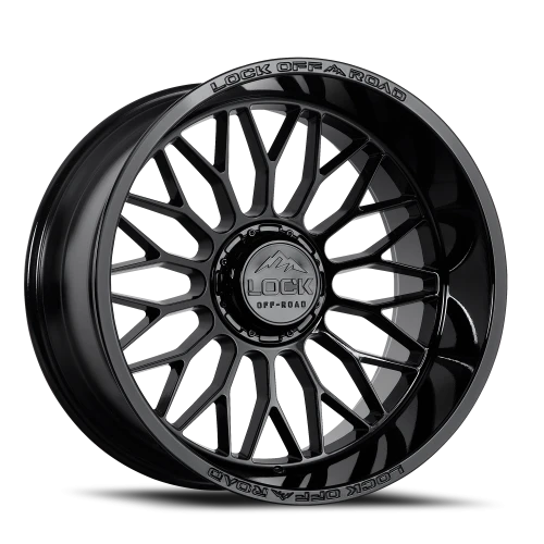 Lock Offroad Rampage Gloss Black 22x10 -18 8x170mm 125.2mm